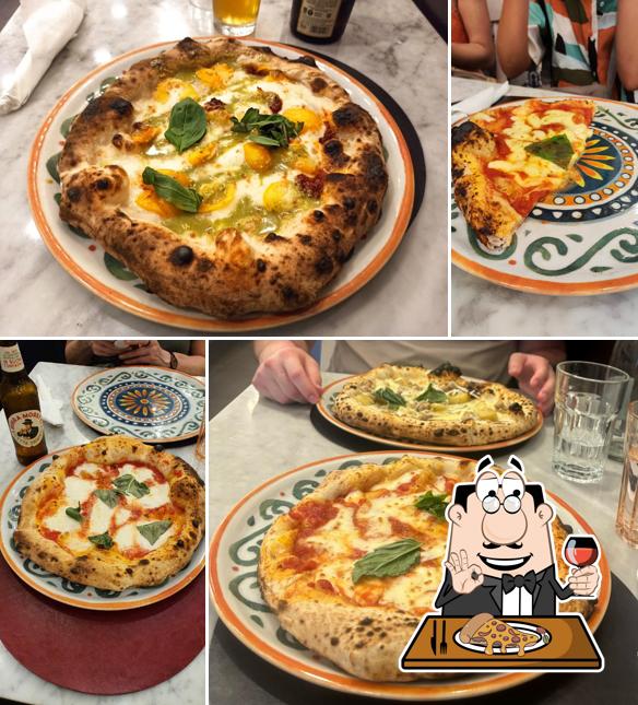 A Ristorante Pizzeria Gaetano Adamo Napoli, puoi provare una bella pizza