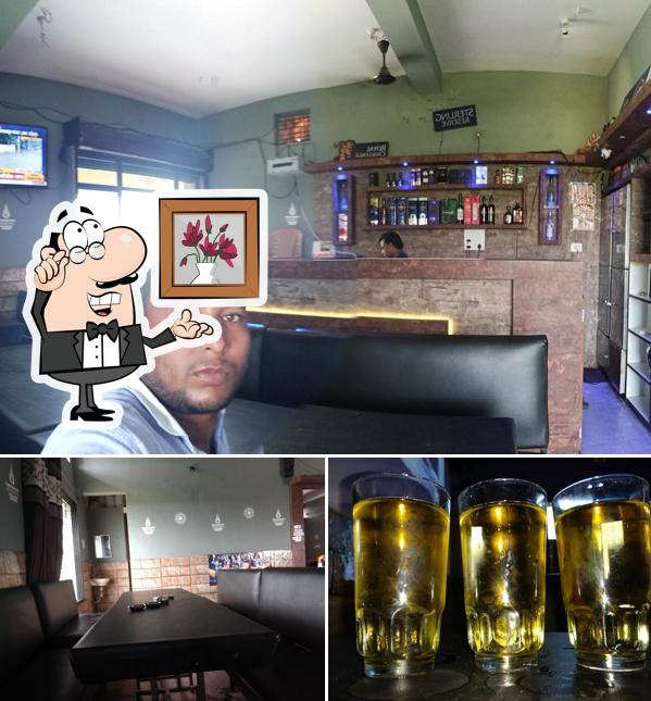 The picture of interior and food at Meet Bar & Restaurants