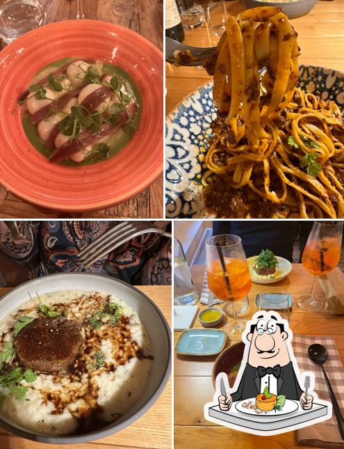 Platti al Osteria della Bottega