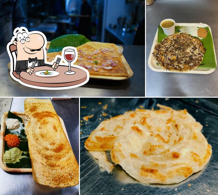 Food at Aroma cafe