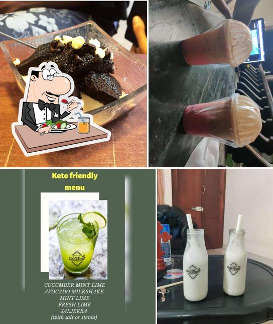 Take a look at the image showing food and drink at Cold Street