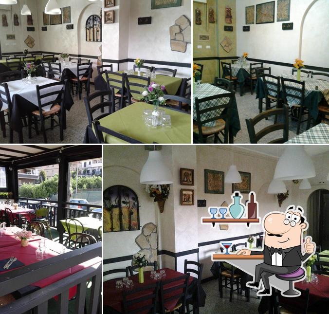 Gli interni di La Nostra pizzeria