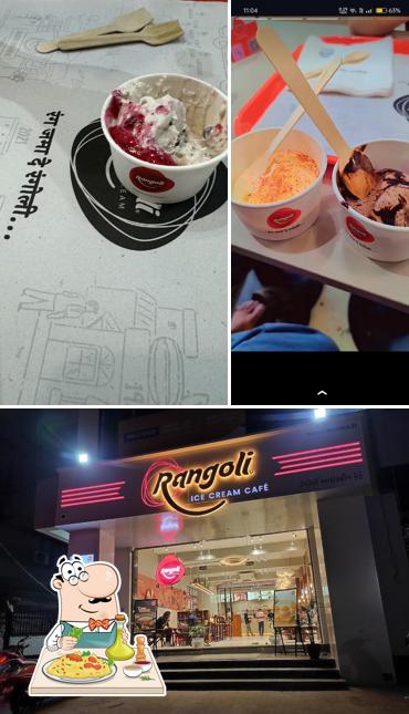 Food at Rangoli icecream cafe