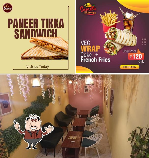 The restaurant's food and interior