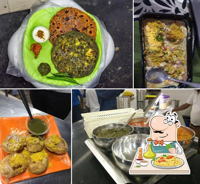 Meals at Tiwaris Ghee Paratha Chats