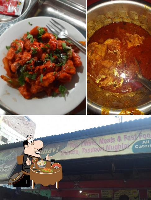 Among various things one can find food and exterior at Vaishnavi Hotel