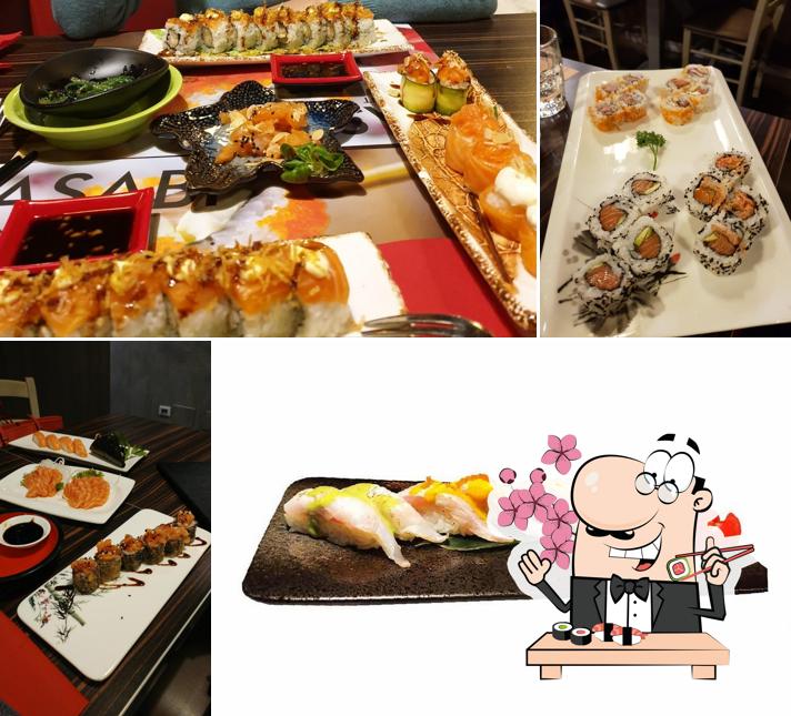 Scegli le varie opzioni di sushi