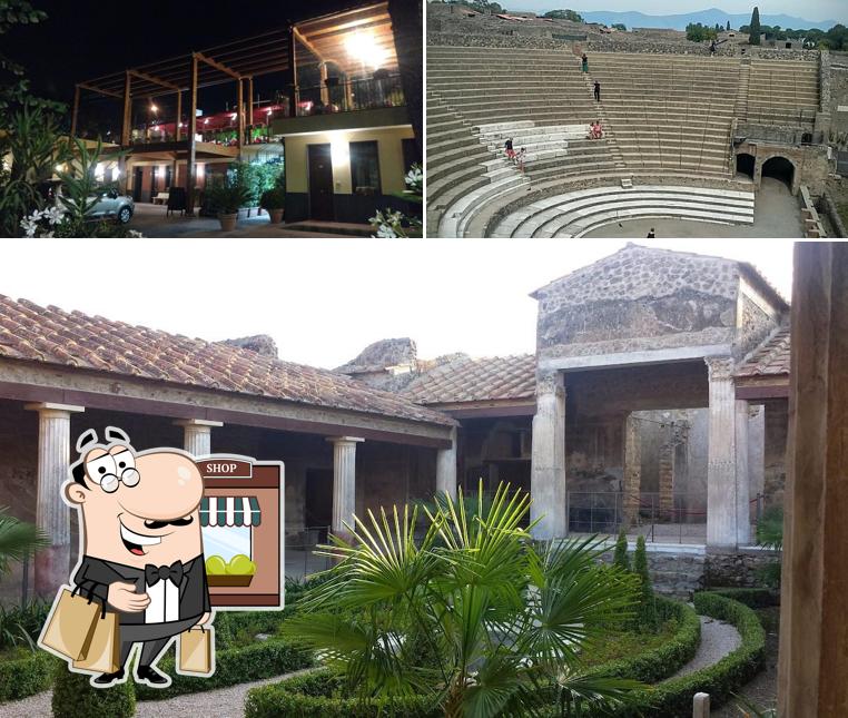Goditi la vista dall'area esterna di Fortuna Village Pompei
