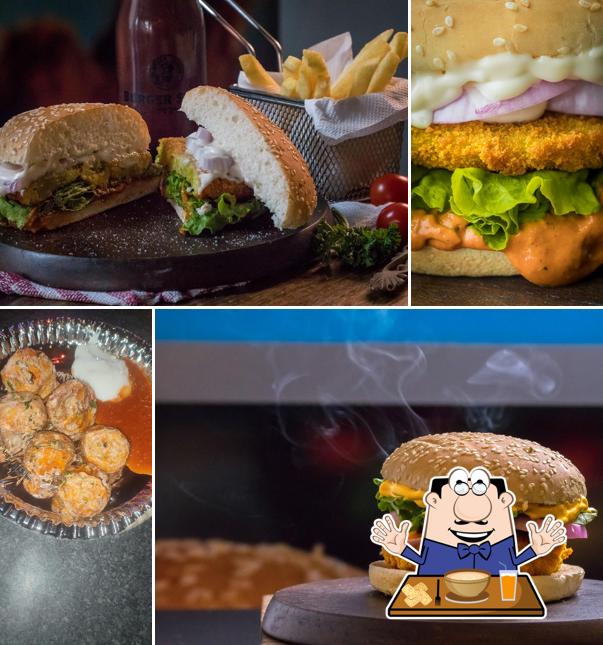 Food at Burger Singh