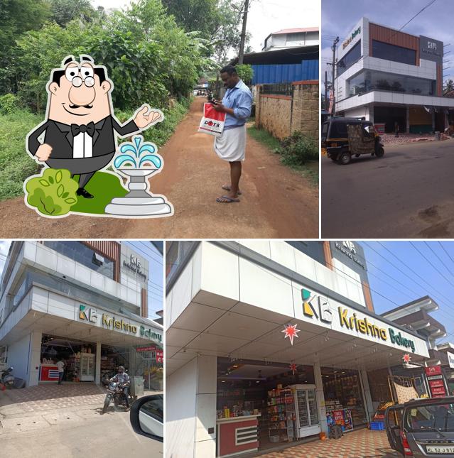 The exterior of Krishna Bakery