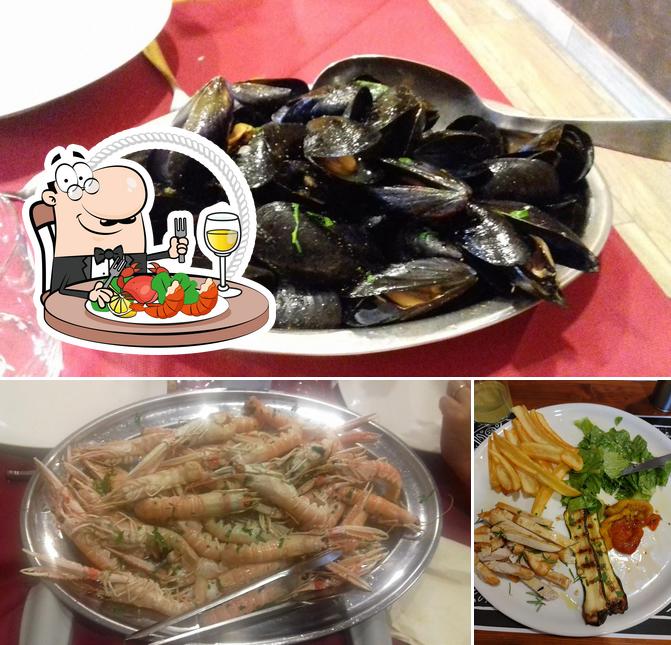 Ordina la cucina di mare a Pizzeria Tuxedo