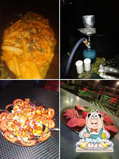 Get seafood at Elite kitchen lounge bar Rooftop bar in Jaipur