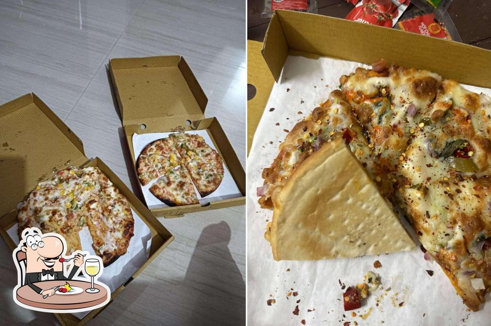 Food at Red Brick Pizza