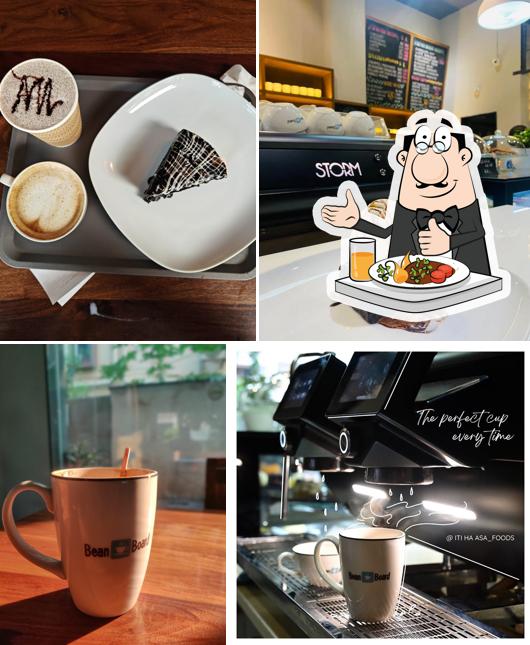 The restaurant's food and drink