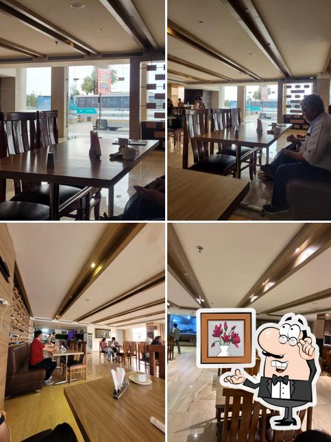 Take a seat at one of the tables at Highway Darbaar