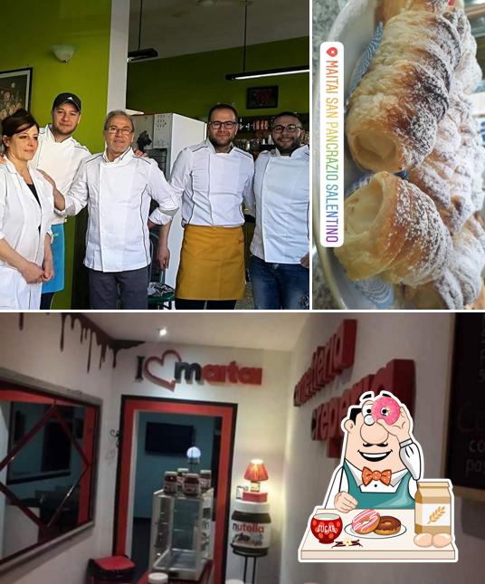 MAITAI Pizzeria Pasticceria Rosticceria Creperia offre un'ampia selezione di dolci