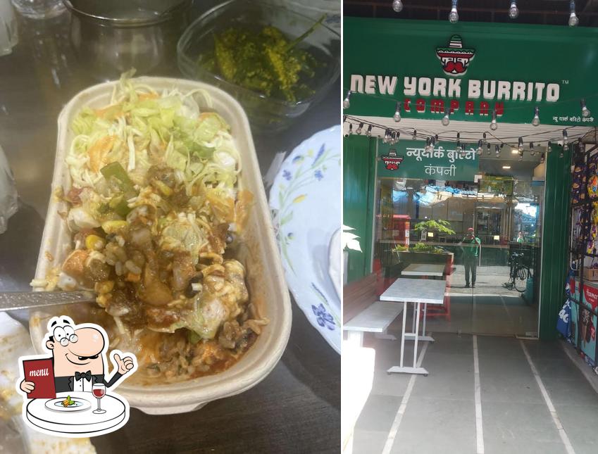 Food at New York Burrito Company