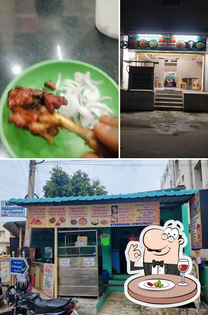 The restaurant's food and exterior