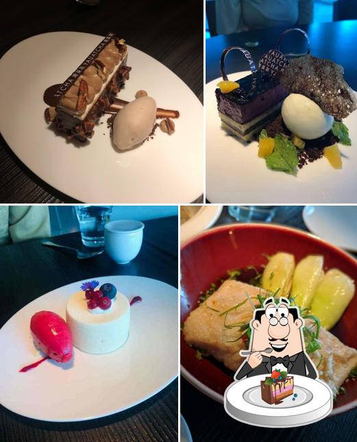 Chocolate cake at Yauatcha Bengaluru
