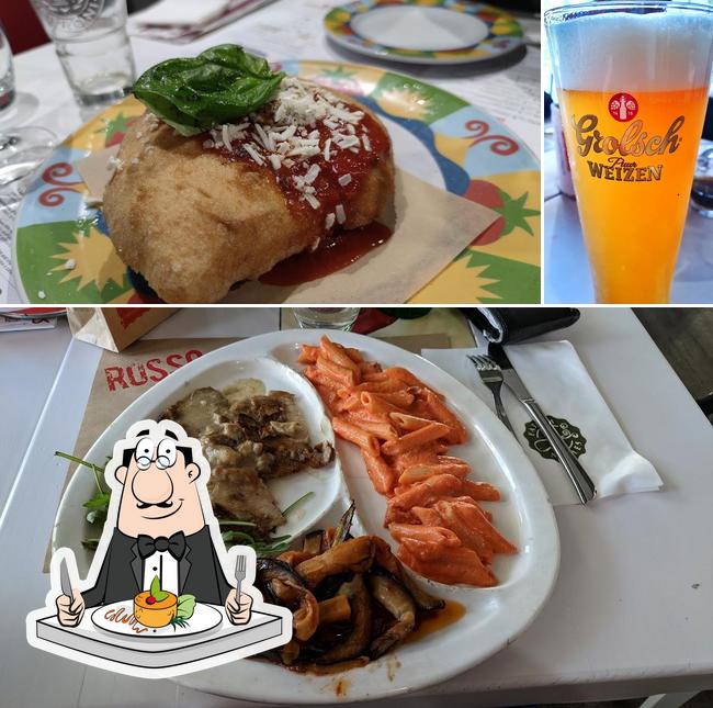 La immagine di cibo e birra da Rossopomodoro Rende