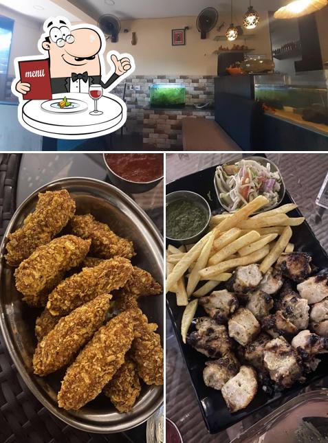 This is the photo showing food and interior at Shalini Bar and Restaurant