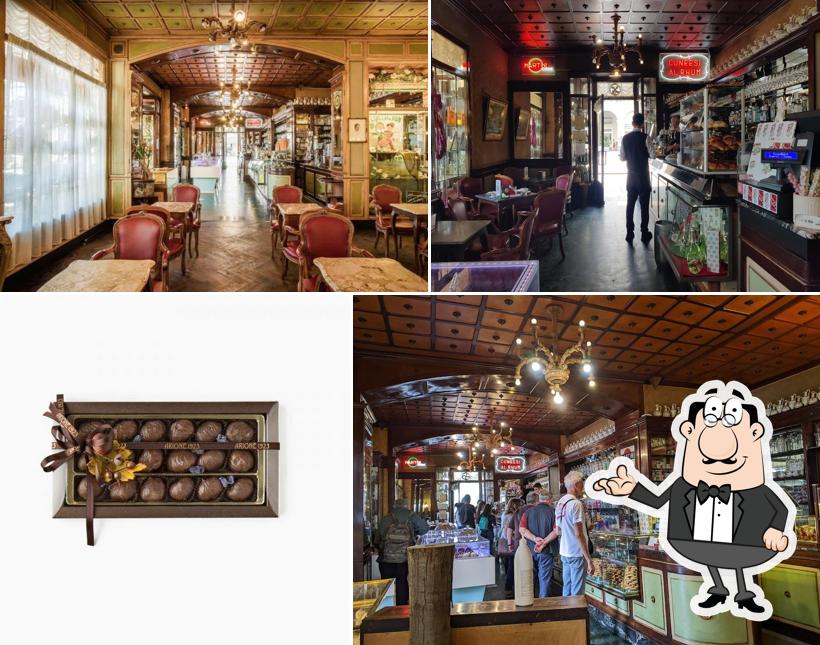 Gli interni di Pasticceria Arione