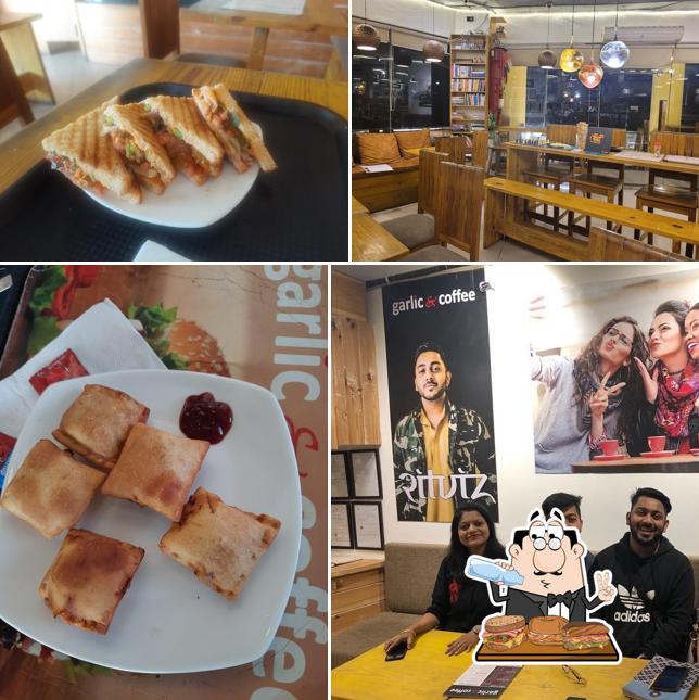 Order a sandwich at garlic and coffee
