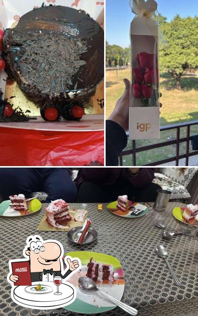 This is the picture showing food and interior at IGP Cakes