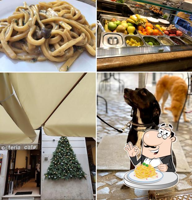 Spaghetti alla carbonara al Caffetteria di Borgo