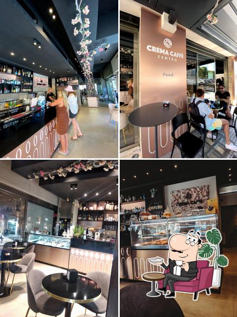 Gli interni di Crema Caffè Centro