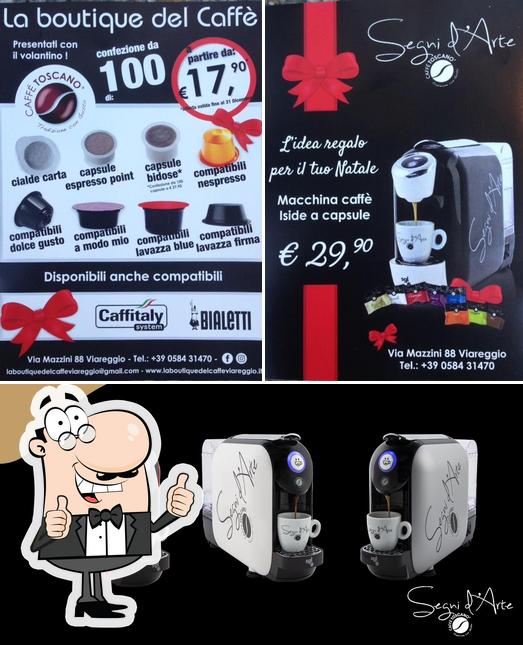 Vedi questa foto di La Boutique del Caffè Viareggio - Caffè in Cialde - Caffè in Capsule - Segni d'Arte