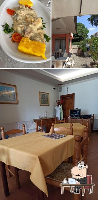 Gli interni di Osteria da Profeta