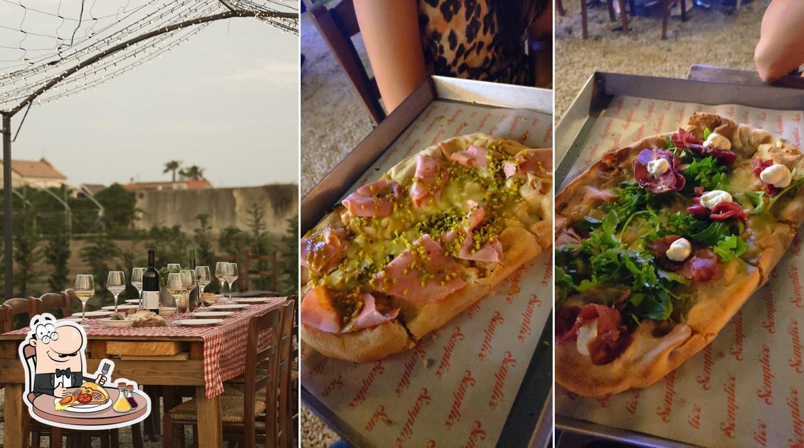 Prova una pizza a SempliceAperitivo Cucina Saporita