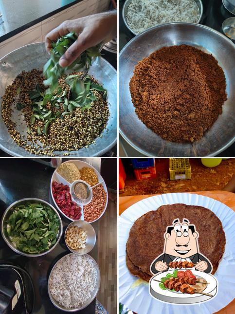 Food at Shilpa's Halli Mane Rottis