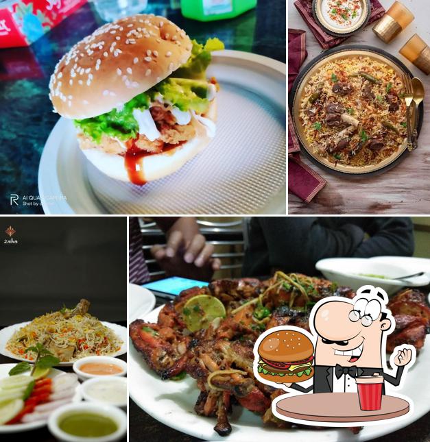 Hamburger at Zaika Mughlai Cuisine