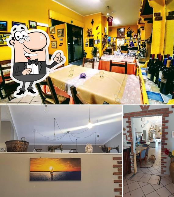 Gli interni di Trattoria di Rovate