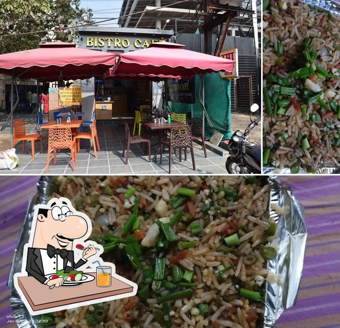 Bistro Cafe - Best Restaurant in GE Road Cafe in Raipur Fast Food Near Me. is distinguished by food and interior