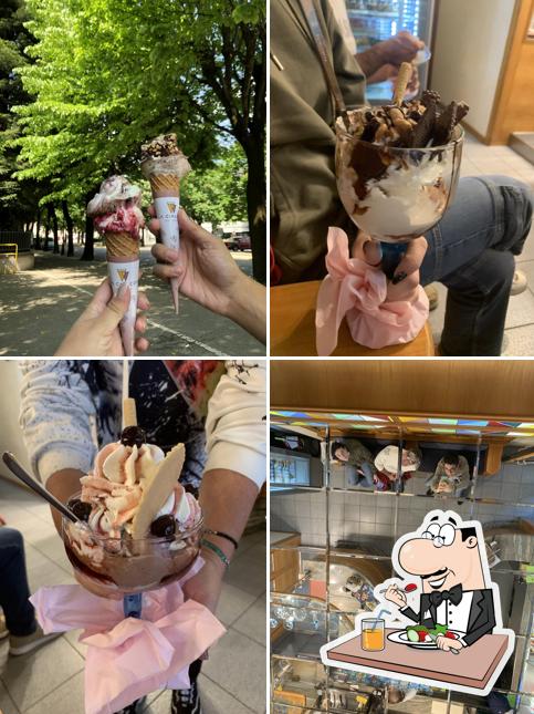 Platti al Gelateria Il Gelato