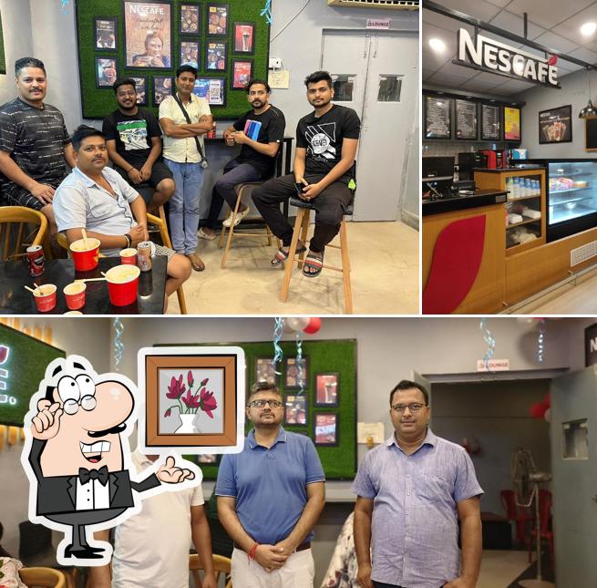 The interior of Nescafe