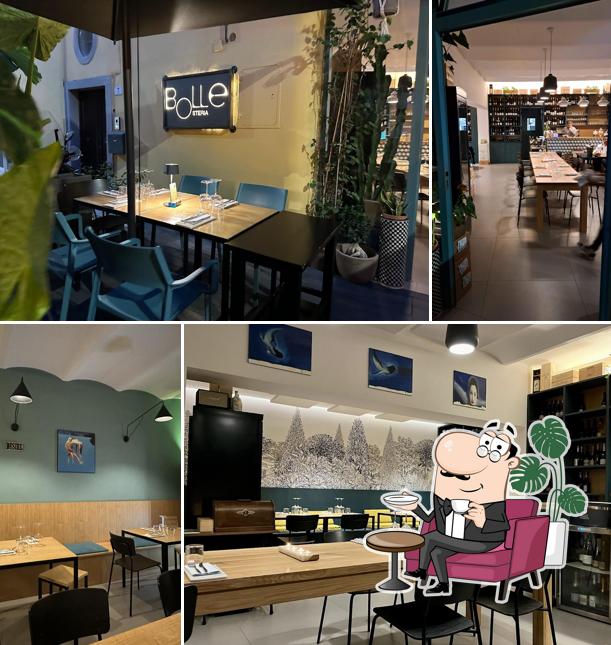 Dai un'occhiata agli interni di Bolle Osteria