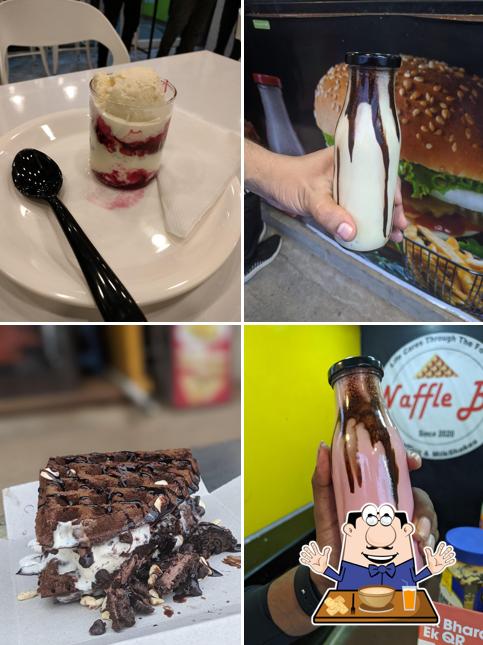 Food at Waffle Box Plus