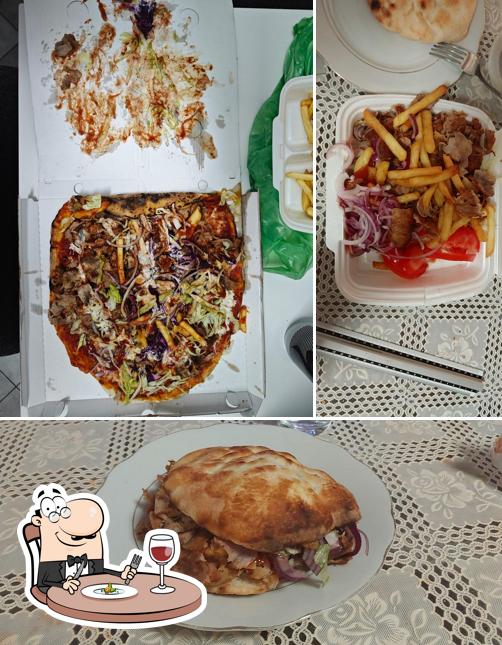 Panino con maiale stirato al İstanbul city grill Kebab Pizzeria