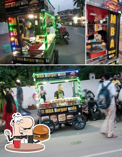 Try out a burger at MBA Burger Wala {Karan Arjun}