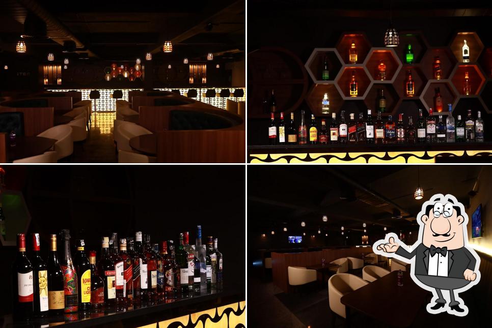 The interior of Osteria Resto Bar