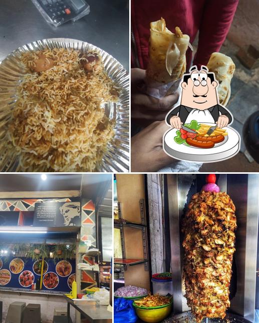 Food at Sultan rolls and sandwiches