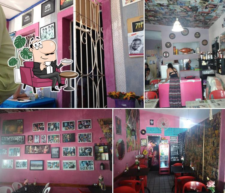 O interior do Restaurante Zeppelin