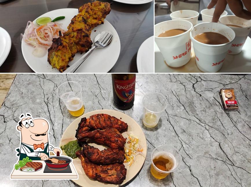 SHERE PUNJAB HOTEL provides meat meals