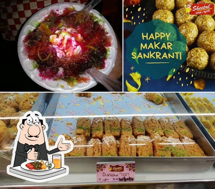 Food at Sheetal Gajak Kulfi