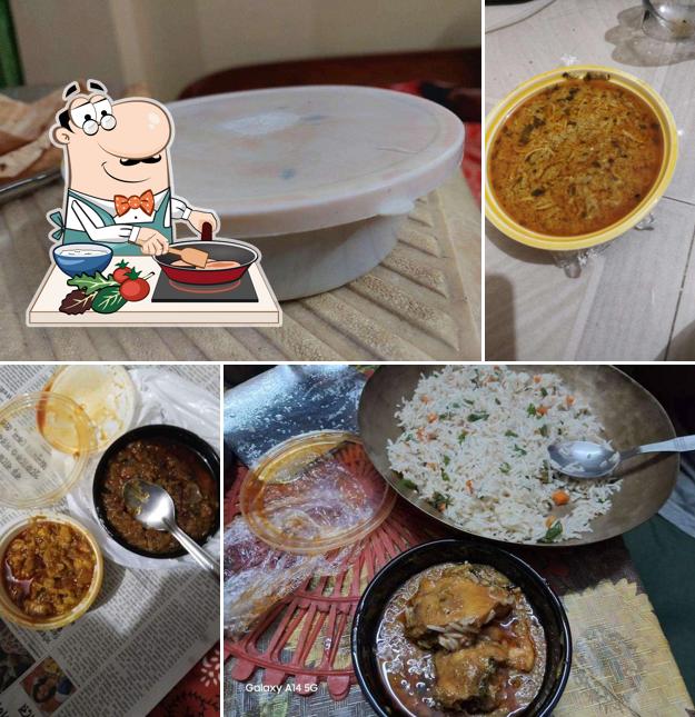 Chicken curry at Babai food center