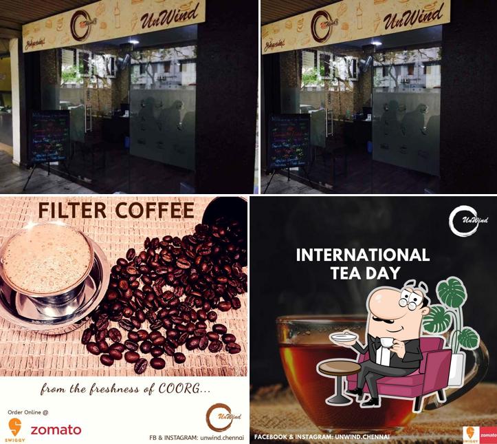 The photo of UNWIND (Cafe)’s interior and drink